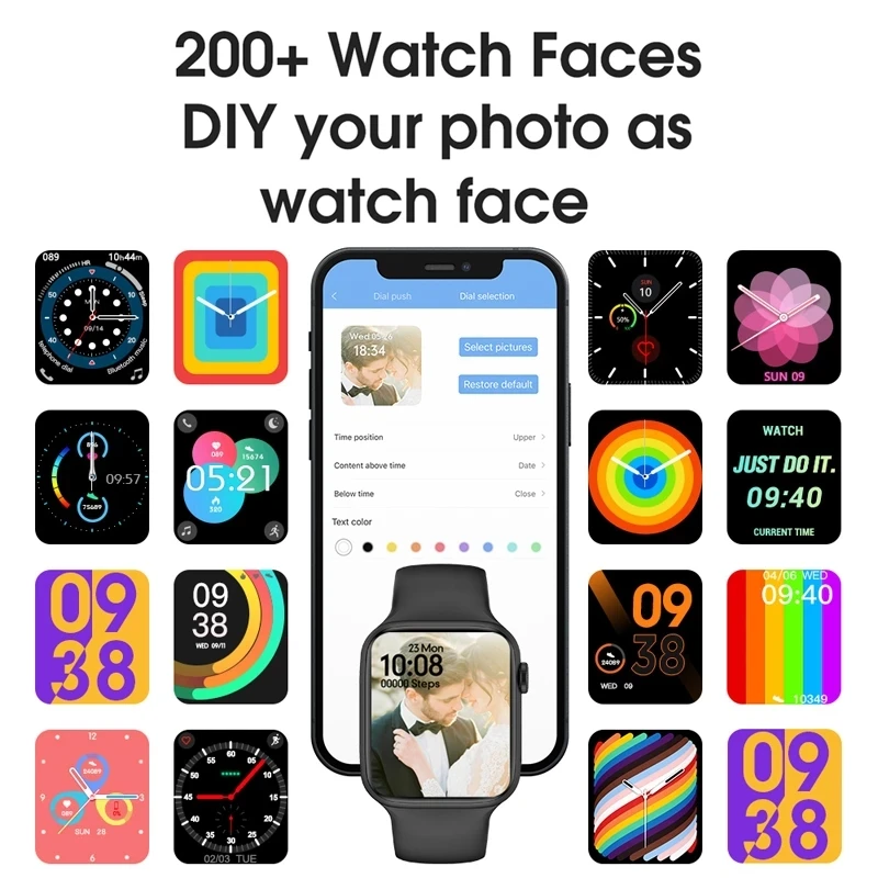 Спортивные Смарт-часы для мужчин и женщин с мониторингом температуры тела