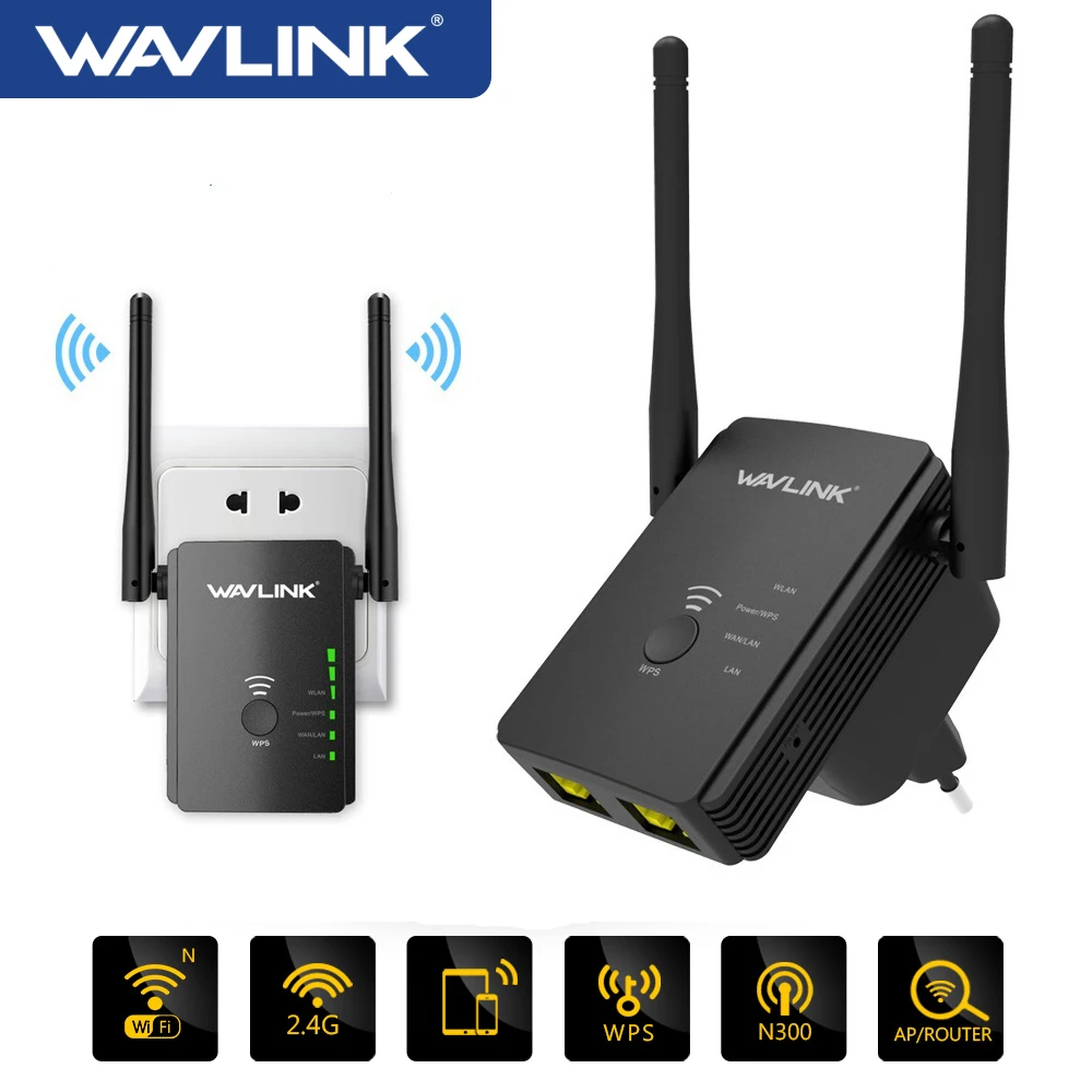 

Усилитель сигнала Wavlink WN578R2, 5 дБи, 300 Мбит/с