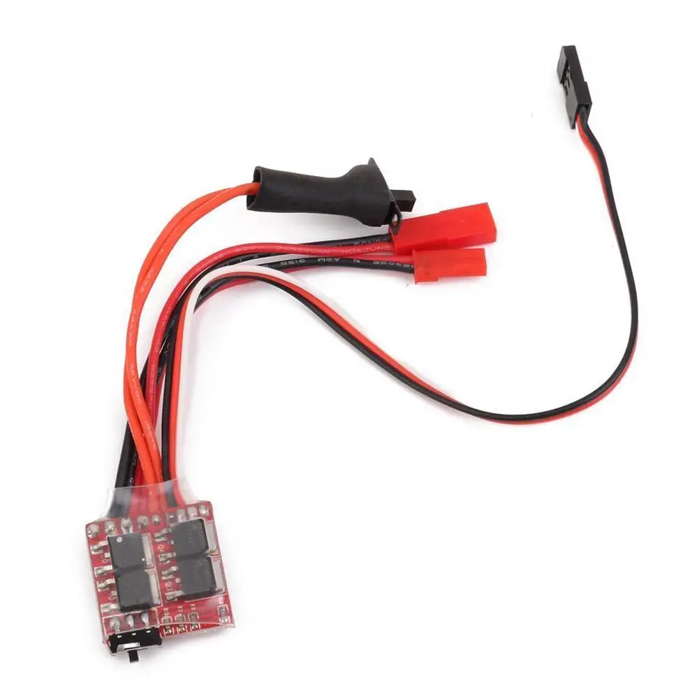 

20A/30A Brushed Motor Speed Controller Forward Reverse Brush Brake Two-way Brushed ESC with Brake for RC Car Ship Fuel Tank