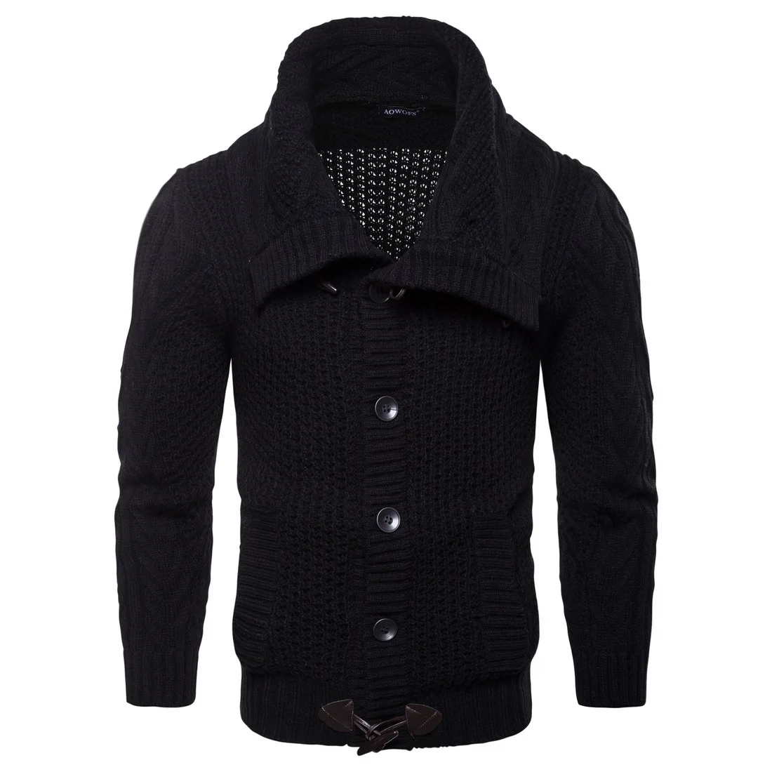 2022 Men Solid Color Sweaters Warm Casual Knitted s Sweater Clothes