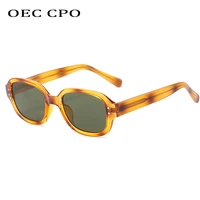 oec cpo small square sunglasses women men brand designer fashion rivet sunglass female uv400 punk shades vintage sun glasses