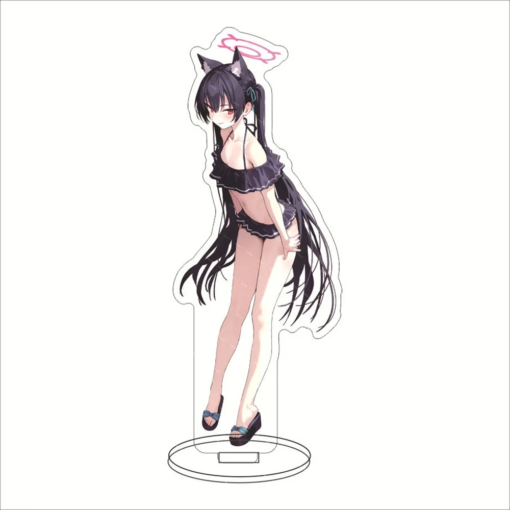 Синие архивы Shiroko Hoshino Hifumi Serika Ayane акриловые фигурки украшения стоя коллекционный