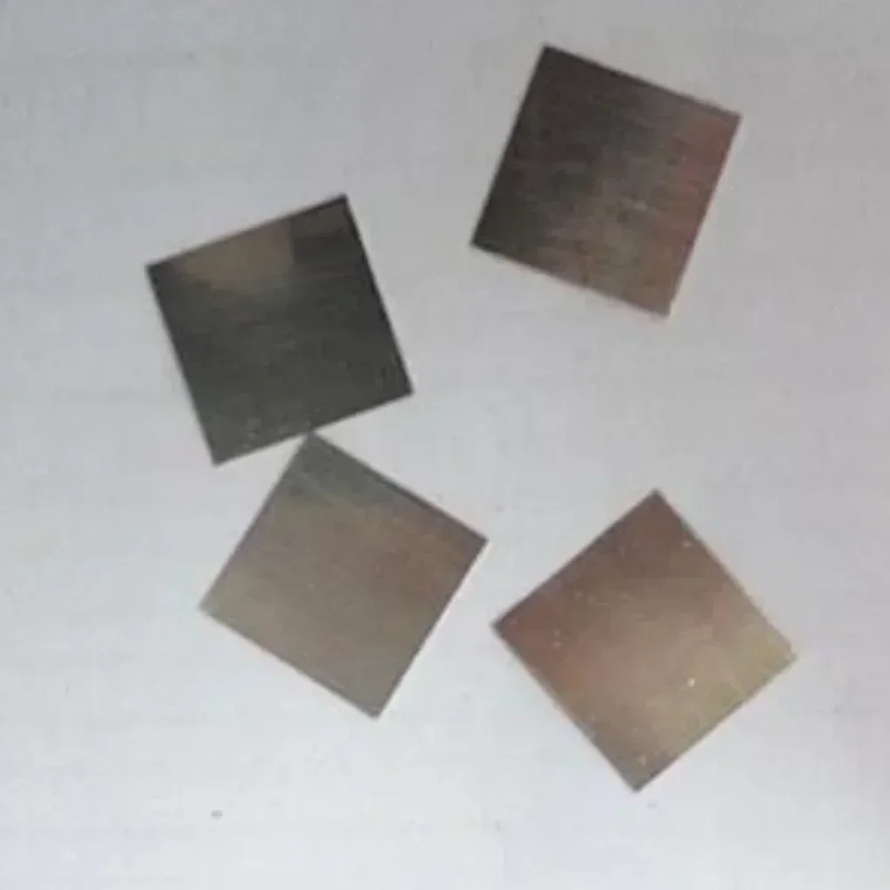 Лист из чистого платины для лабораторных исследований Чистота листа Pt 99 99%