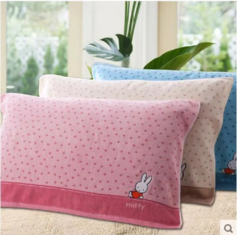 

Kawaii Pillow Towel Miffys Accessories Cute Beauty Soft Bedding Article Cotton Couple Pillow Case Anime Toys Girls Birthday Gift