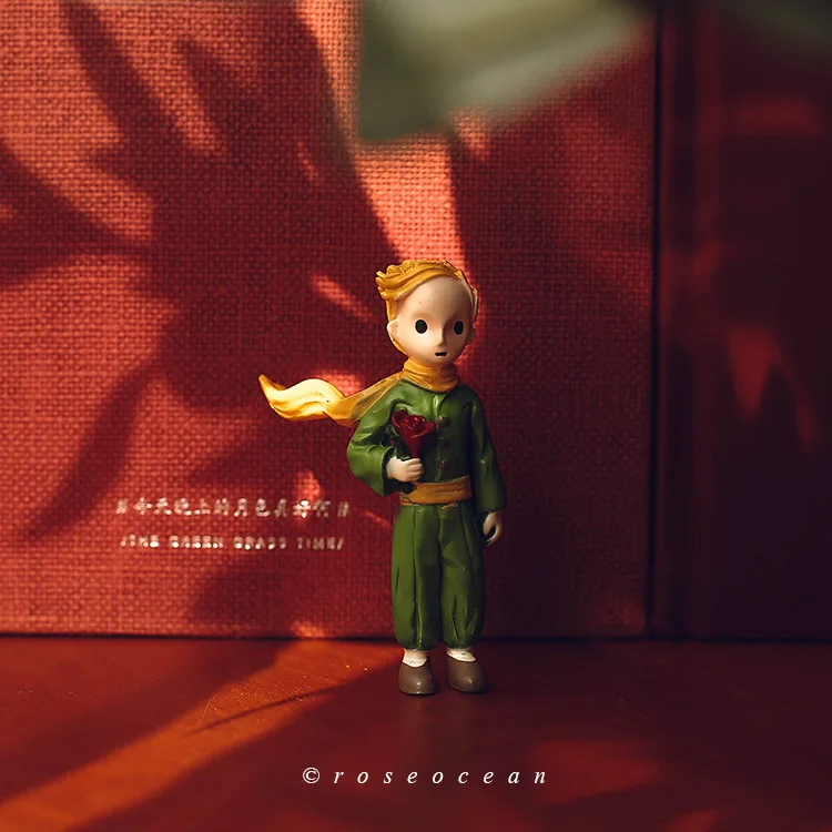 

Cartoon My Little Prince Fox Cute Peripheral Desktop Crafts Mini Resin 3D Figurines Gift Ornament Home Decoration Accessories