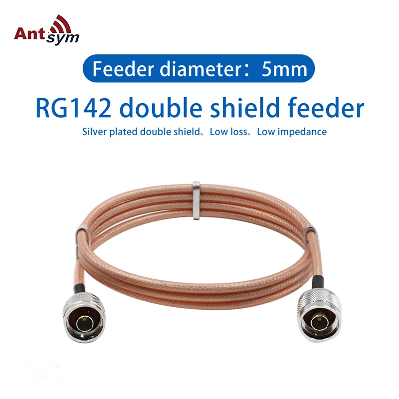 RG142 Coaxial Cable 1m 50ohm with RF Adapter  Connectors N Male and Female SMA BNC TNC Customized Acceptable