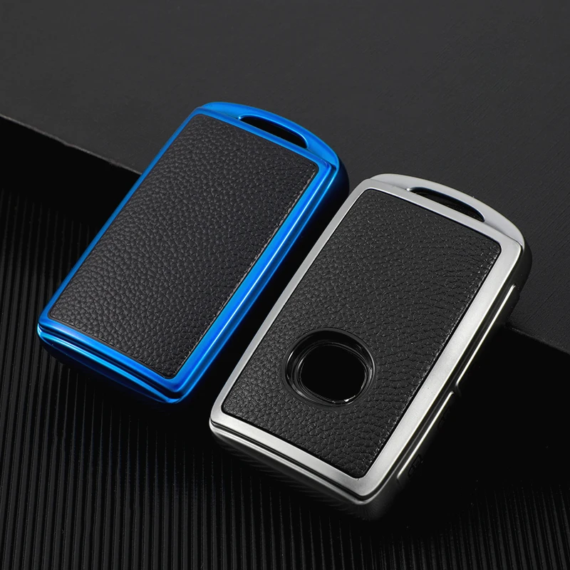 

TPU Leather Car Smart Key Case Cover For Mazda 3 Alexa CX4 CX5 CX-5 CX8 CX-30 CX30 2019-2020 Holder Protector Shell Accessories