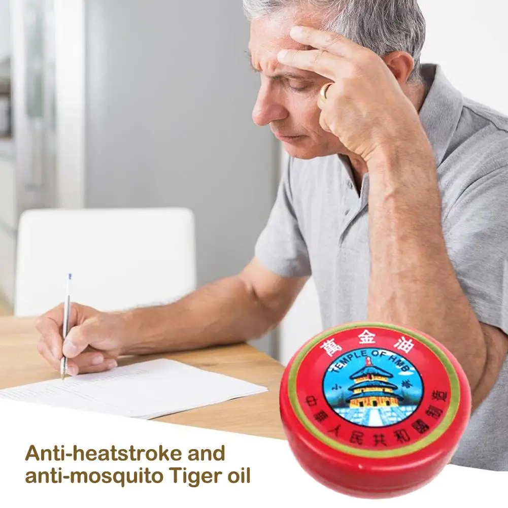 Wanjin Oil Solid Tiger Essential Tigre Balm Пластыровые масла Mosquito Dizziness Cold Elimination Headache Sunsc Y4W4