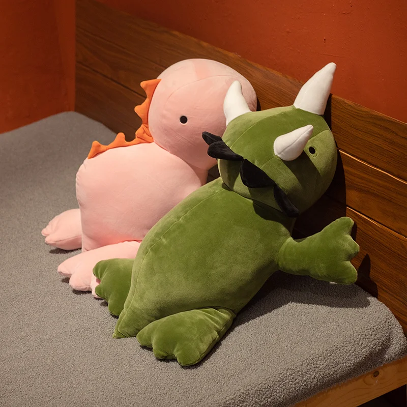

38/60cm Kawaii Dinosaur Triceratops Plush Toy Stuffed Soft Pillow Doll Toys For Children Kids Girls Birthday Xmas Gift Decor