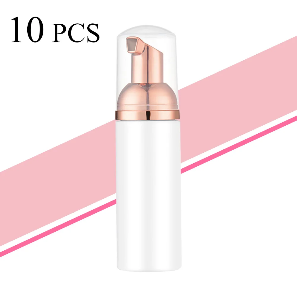 

60ml Lashes Shampoo High Quality Non-Irritating Eyelash Shampoo Gentle Cleanser Shampoo Mousse 10 Bottles Customizable
