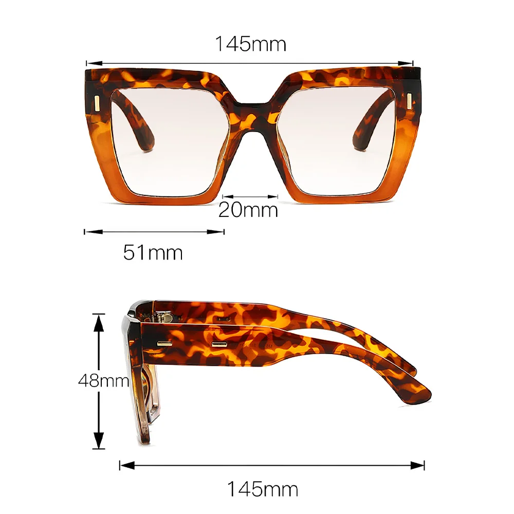 Простые очки с блокировкой синего света. Черные квадратной формы. Синяя линия и