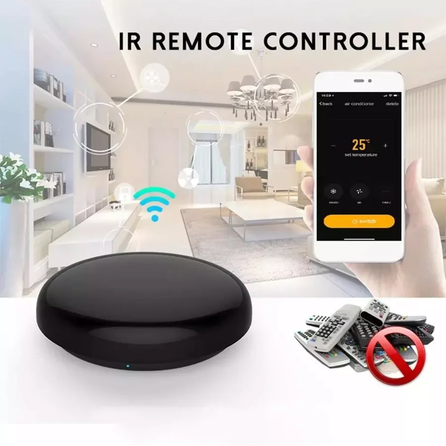 

Universal Smart Wifi IR Remote Controller Infrared Home Control Adapter Support Alexa Google Assistant Voice Smart Home Devices