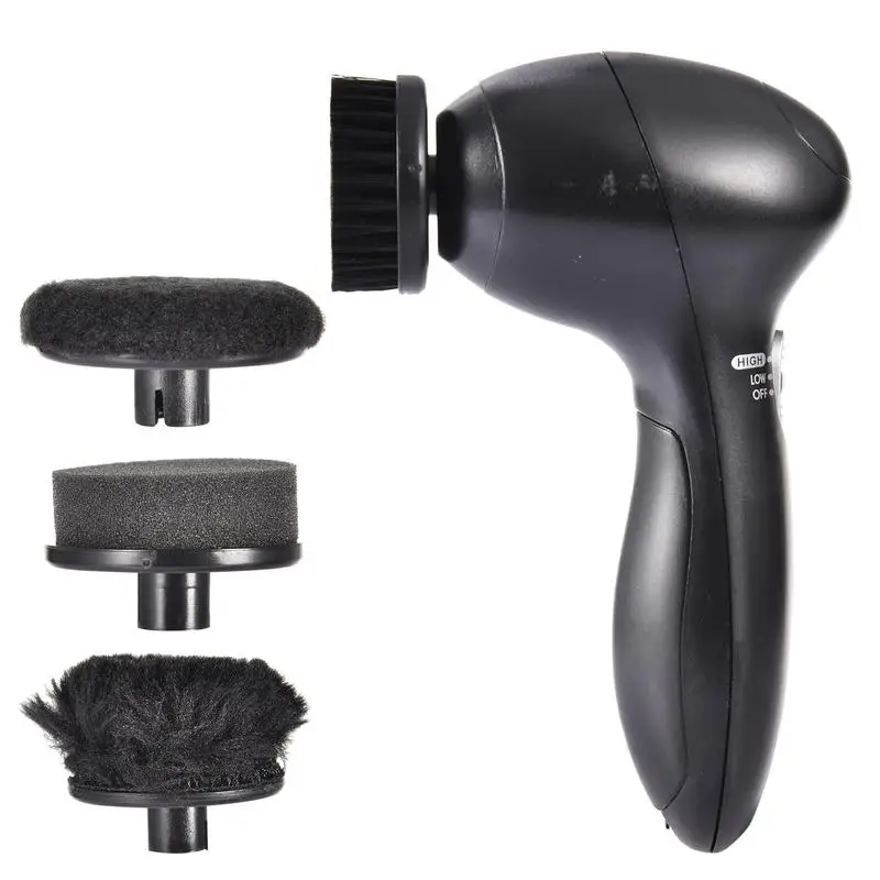 Electric Shoe Shine Portable Shoe Polisher Brush 4 Multi-purpose Shoe Shiner Cleaner Care Wireless For Shoes Sneakers Bags Sofa