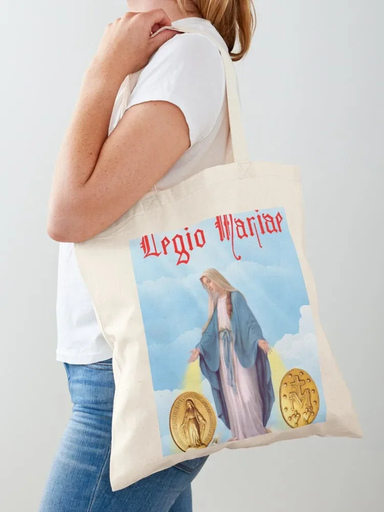 Сумка-тоут Legion of Mary Tote Bag University Многоразовые сумки Холщовая сумка через плечо