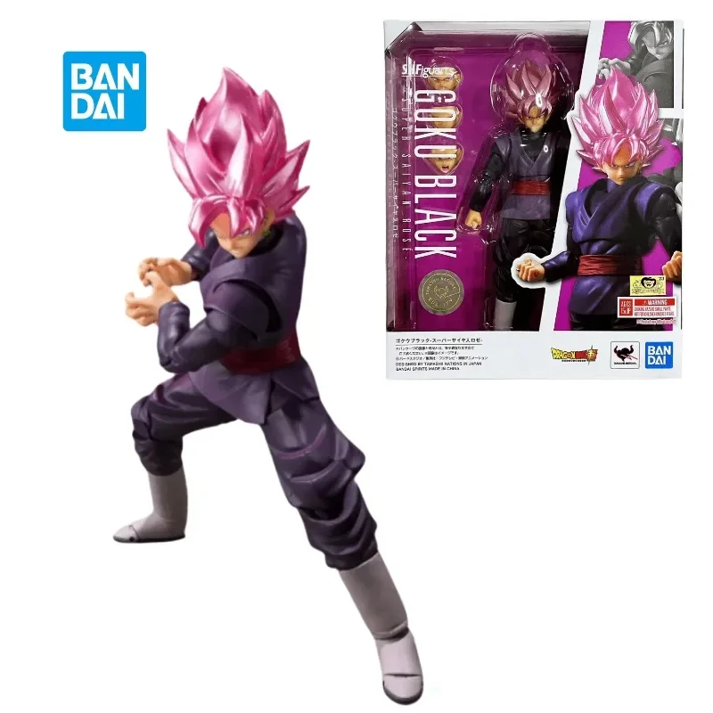 В наличии оригинальная Bandai Dragon Ball Shfiguarts Super Goku Black Zamasu аниме фигурка модель