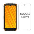 100% оригинальное закаленное стекло с полной проклейкой Для DOOGEE S59 профессиональная защитная пленка, защита экрана Для Doogee S59