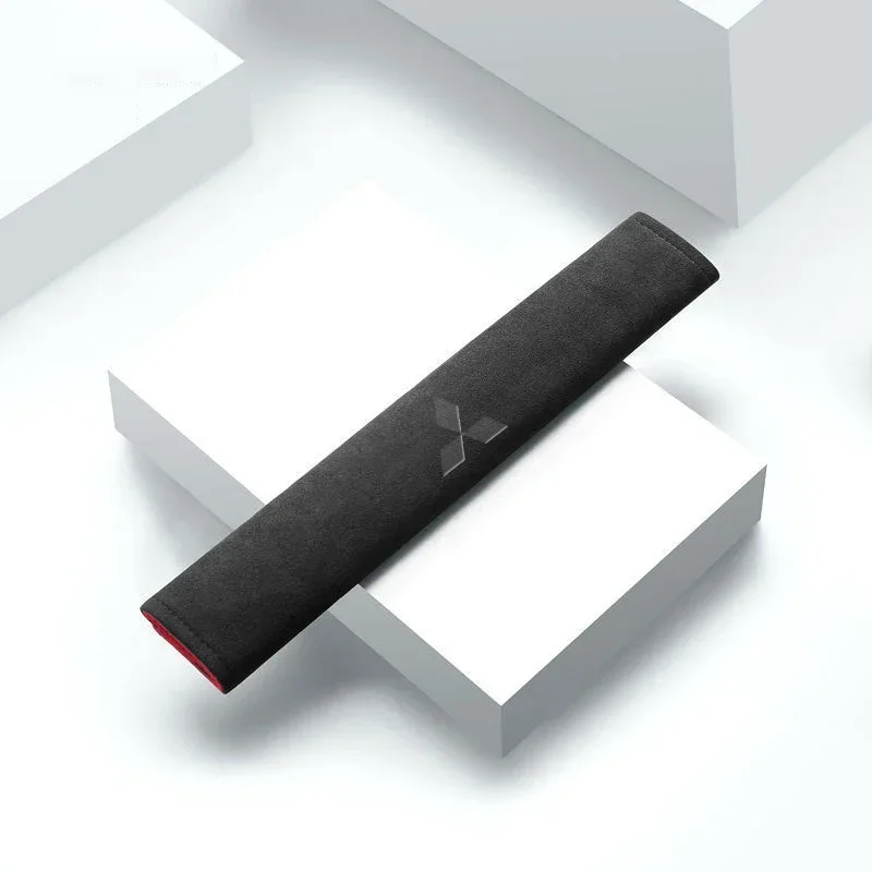 

2 шт., чехол для автомобильного ремня безопасности, замшевые защитные накладки на плечи для Mitsubishi Ralliart ASX Galant Mirage Montero EVO Xpander Triton