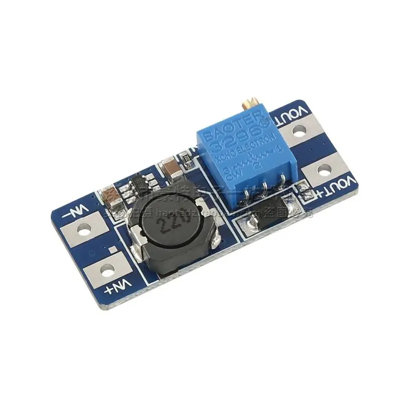 4 шт./повышающая пластина MT3608 2A, Регулируемый Модуль повышения яркости на входе 2-24 В, 5/9/12/28 в