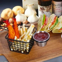 snack basket colander mini potato chips strainer western restaurant bread snack plate cooking kitchen tools french fries bask