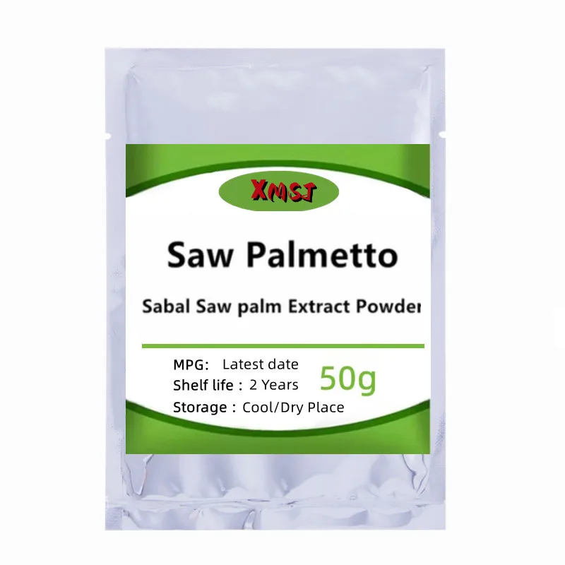 

50-1000g Saw Palmetto Extract 30:1 Powder,Saw palm,Sabal,Preventing hair loss contributes to prostate health,Free shipping