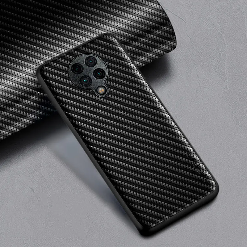 carbon fibre texture phone case for xiaomi poco f2 pro k30 pro ultra fashion design soft back cover for xiaomi poco f2 pro case free global shipping