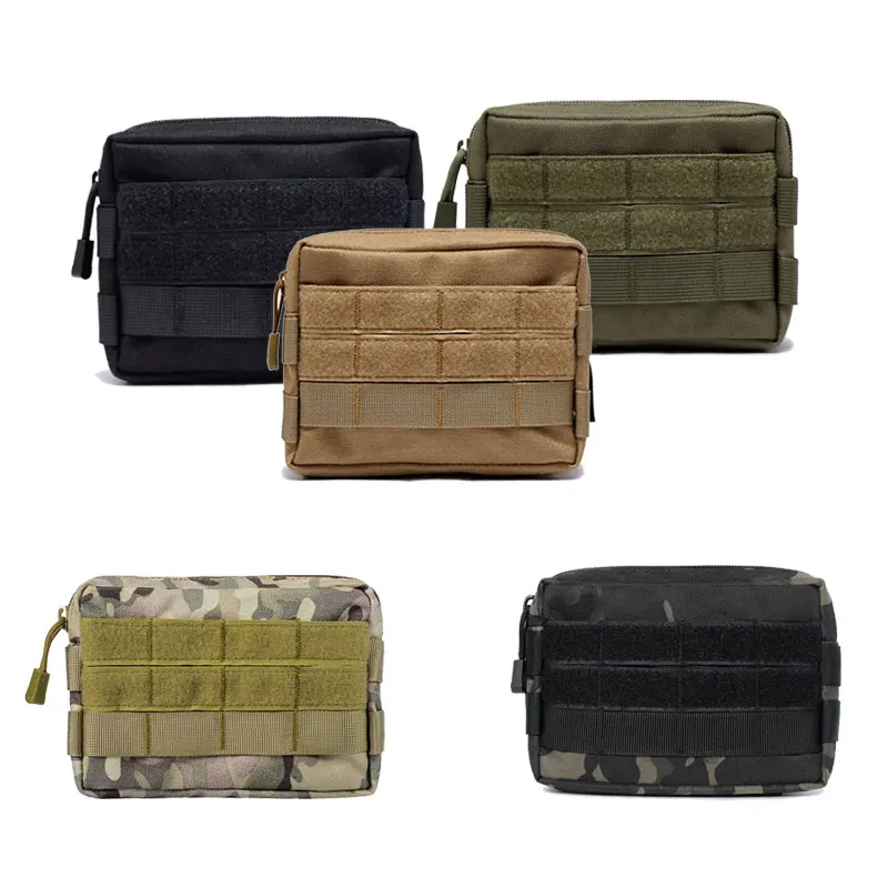 

Outdoor Military EDC Carry Tool Waist Bag Molle Vest Tactical Accessory Bag Medical First Aid Bag Hunting Bag Survival Equipment