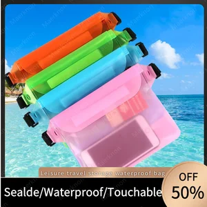 3 Layers High Waterproof Sealing Swimming Bag Large Size Transparent Underwater Dry Protection Bag F