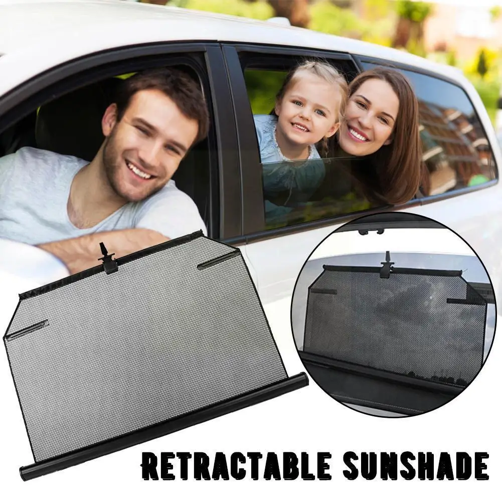 

Auto Retractable Car Side Window Sunshades Car Lift Roller Visor Sunshade Sun Blind Curtain Film Shade Window Protection Re R6A4