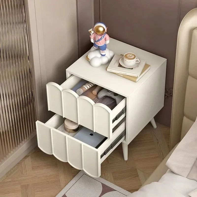 Минималистичный белый ночной столик дешевый скандинавский модный для спальни в