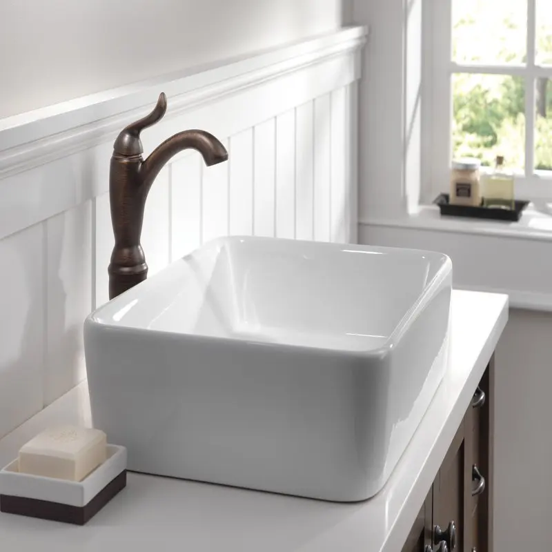 

Single Handle Bathroom Faucet in Venetian Bronze 794-RB-