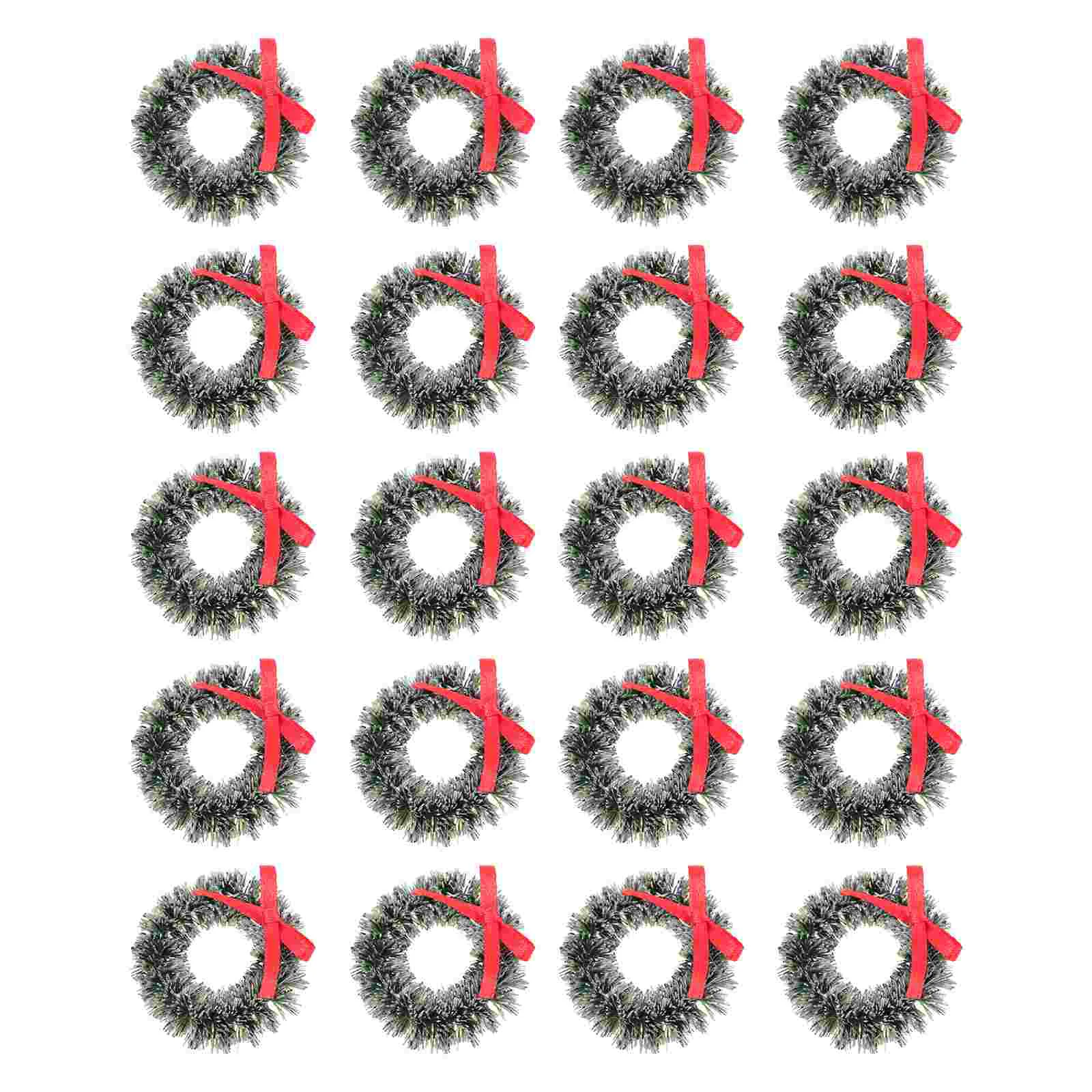 

Christmas Wreath Mini Wreaths Hanging Garland Treefor Artificial Rings Decorations Small Miniaturecrafts Pine Ornaments Ornament