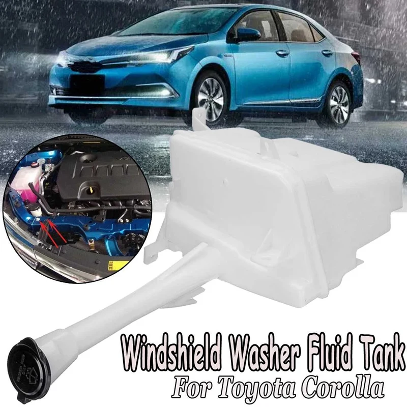 

Car Windshield Washer Fluid Reservoir Bottle Tank with Cap for Toyota Corolla 2009-2013 8511033050