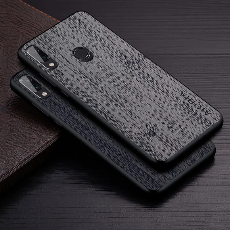 Чехол для Xiaomi Redmi Note 7 5 4 4X Pro Plus кожа бамбуковое покрытие деревянный узор - купить