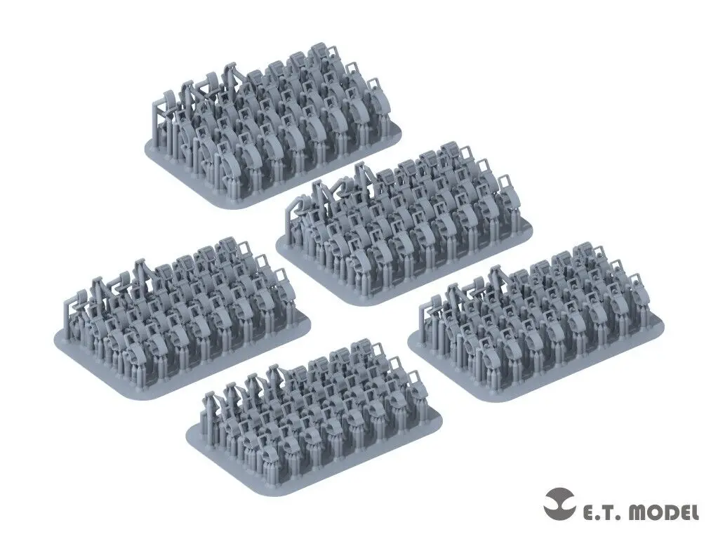 Немецкие зажимы ET MODEL P35-278 1/35 времен Второй мировой войны (тип 2) 3D Prinred