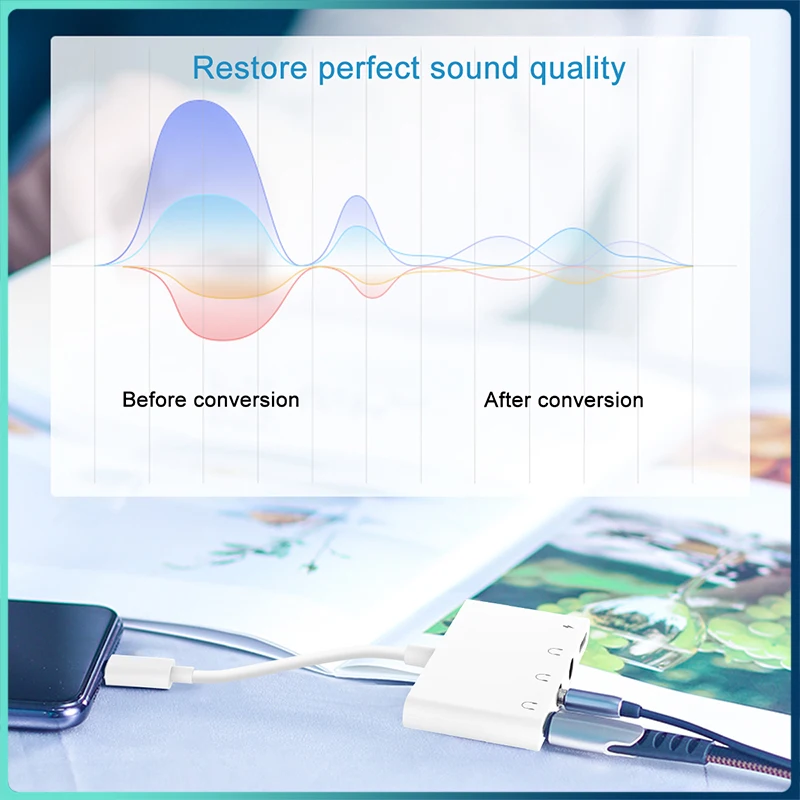Адаптер для наушников со штекером USB Type-C на 3 5 мм