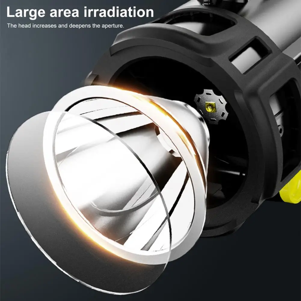 

Weather Resistant All-Purpose Climbing Hunting Fishing LED Flashlight LED Spotlight Energy-saving Comfortable Grip