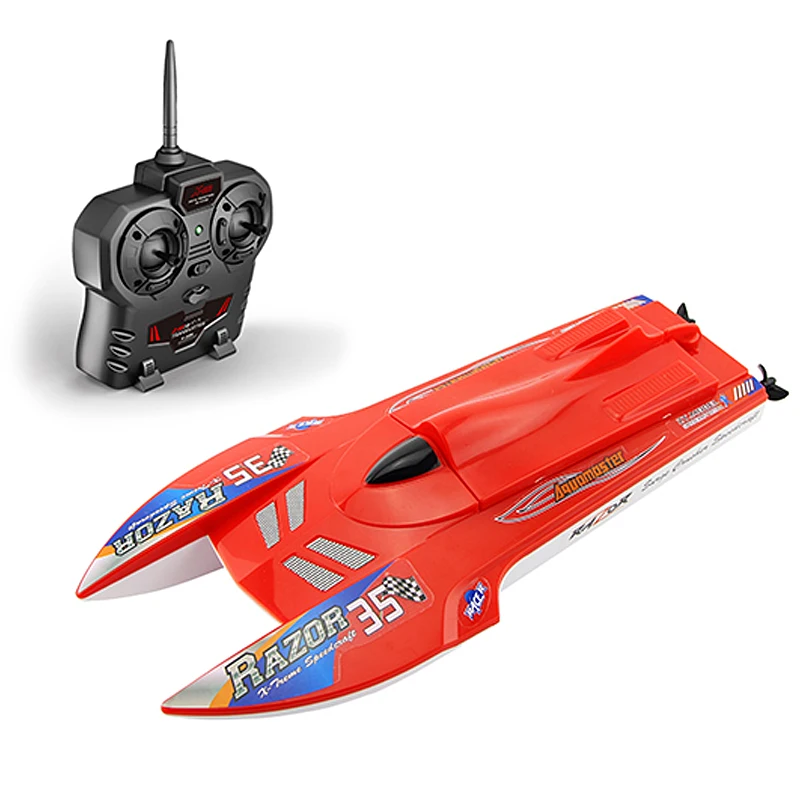 RC Catamaran Speedboat Ship Model 2.4G Electric Simulation Ship Model Luxury Cruise Ship Toy