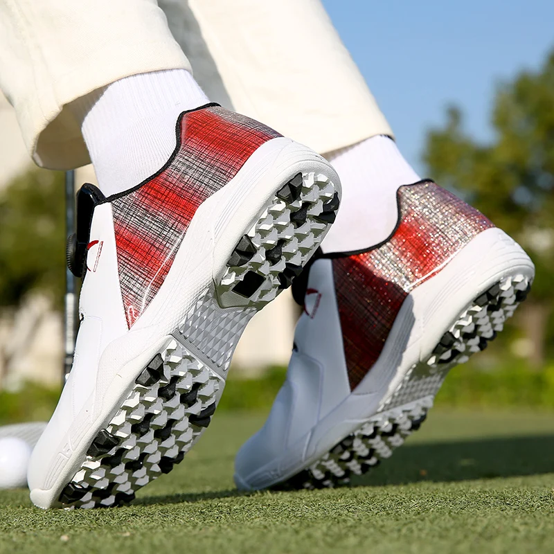 New Fashion Golf Shoes Men and Women Outdoor Golf Sneakers Grass Non-slip Training Shoes Men's Golf Walking Boots Size 37-47