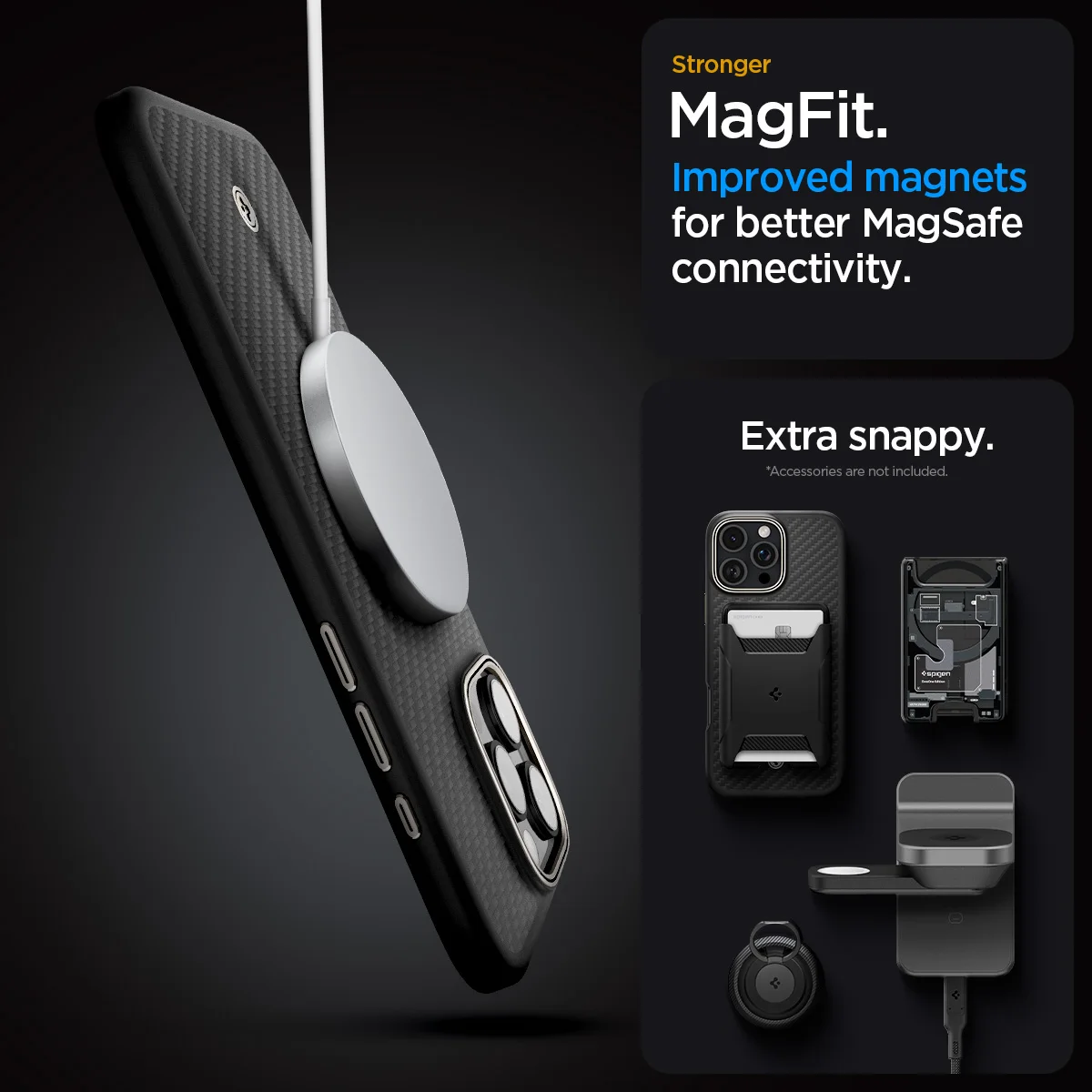 Spigen Enzo Aramid MagFit Magsafe чехол для iPhone 16 Pro Max /