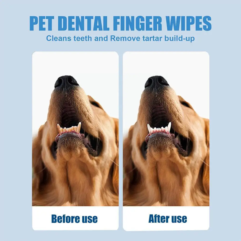 Чистящие салфетки для домашних животных, стоматологические перчатки для пальцев, салфетки для зубов и кошек, Одноразовые Инструменты для собак, уход за рванием ушей, удаление глаз, влажные полотенца
