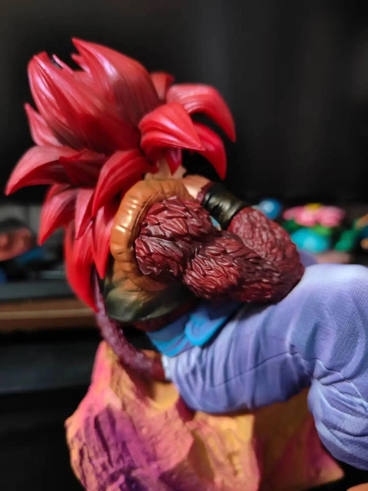 Фото В НАЛИЧИИ: Фигурки JG studio 24 см Dragon Ball Gogeta, фигурки Gogeta ssj4, аниме-фигурки, коллекционные статуэтки из ПВХ, игрушки, подарки. №2