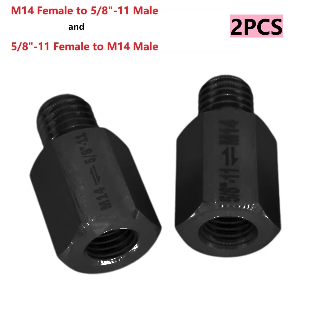 

Grinding Wheel Adapter Converter Diamond Bits Adapter 5/8-11 To M14 Or M14 To 5/8-11 Drill Adapter For Hand Power Tools Grinder