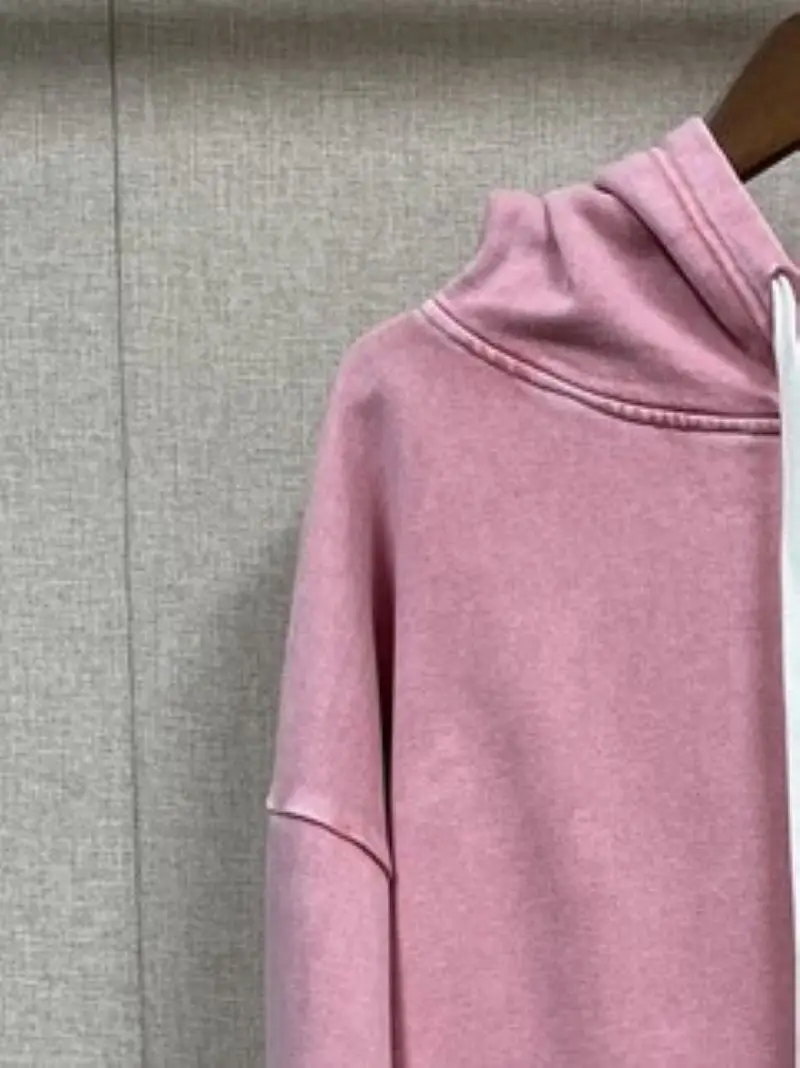 

Женские толстовки с капюшоном, Милый хлопковый свитшот с длинным рукавом и вышивкой кролика