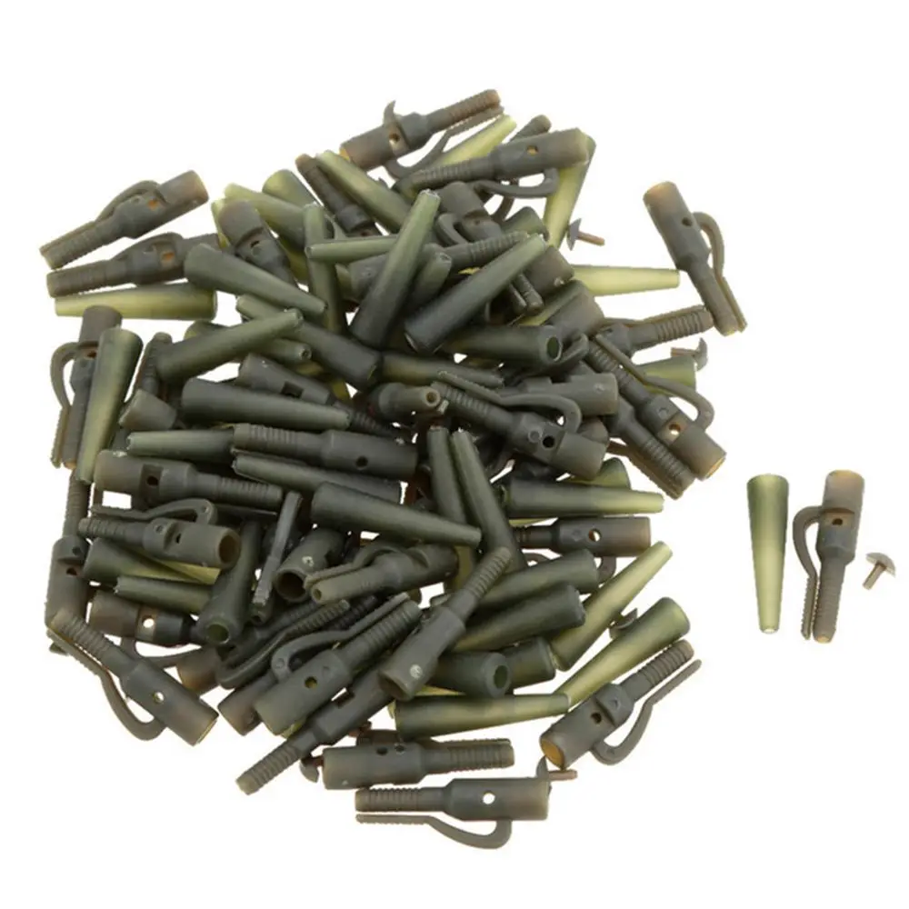 

Mini Fishing Goods Accessories Fish Tackle With Pins Fixed Lines Fishing Terminal Tail Rubber Tubes Safety Lead Clips