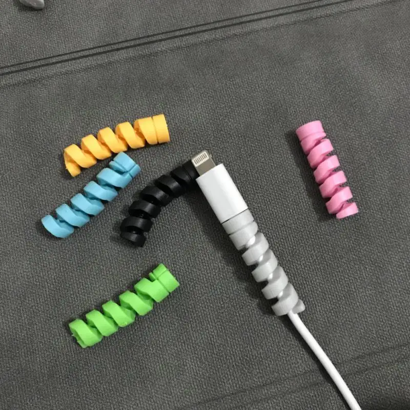 

Plastic Cable Holder Ties Cable Winder Clip Phone Charger Saver Cable Organizer Universal Charging Cable Protector Plastic