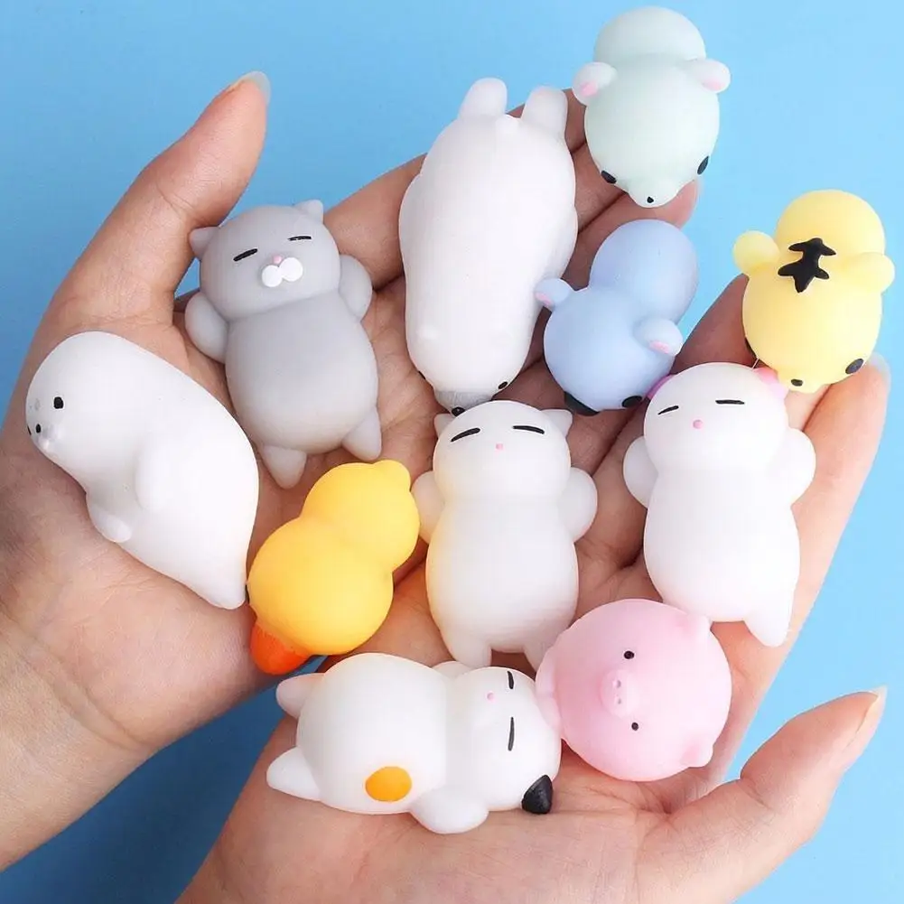 

1pc Squeeze Toy Lot Slow Rising Fidget Toy Cute Animal Hand Toy Stress Relief Desk Decoration Gift For Friends Decompression