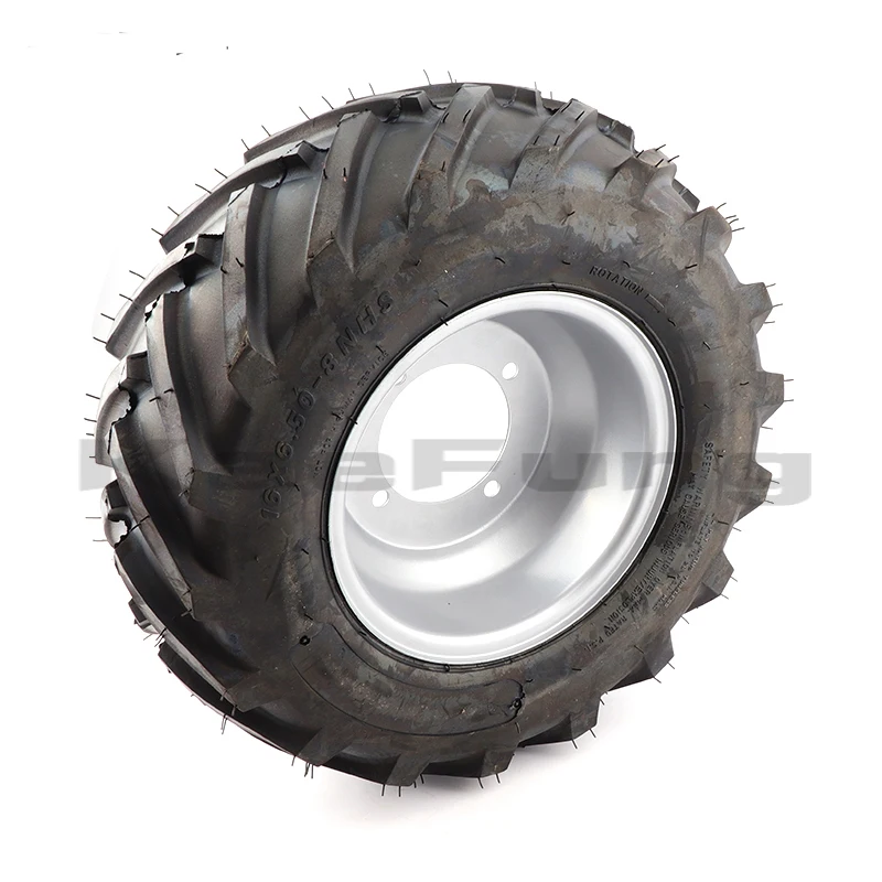 

16 inch wheels 16x6.50-8 vacuum Tyre tubeless With 8 inch iron hub for ATV snowplow Lawn Mower Farm Vehicle Tool Car Tire