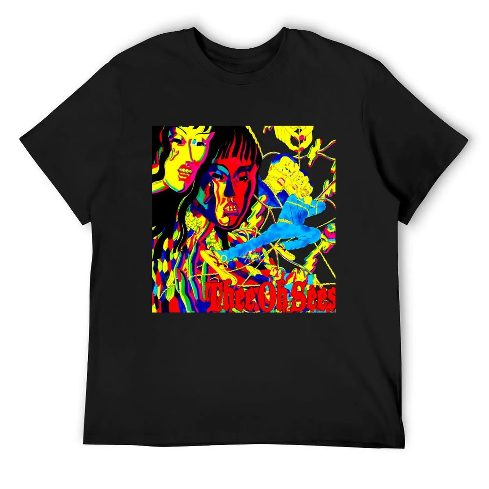 Футболка The Hidden Mystery Behind Thee Oh Sees новое издание мужская футболка большого размера