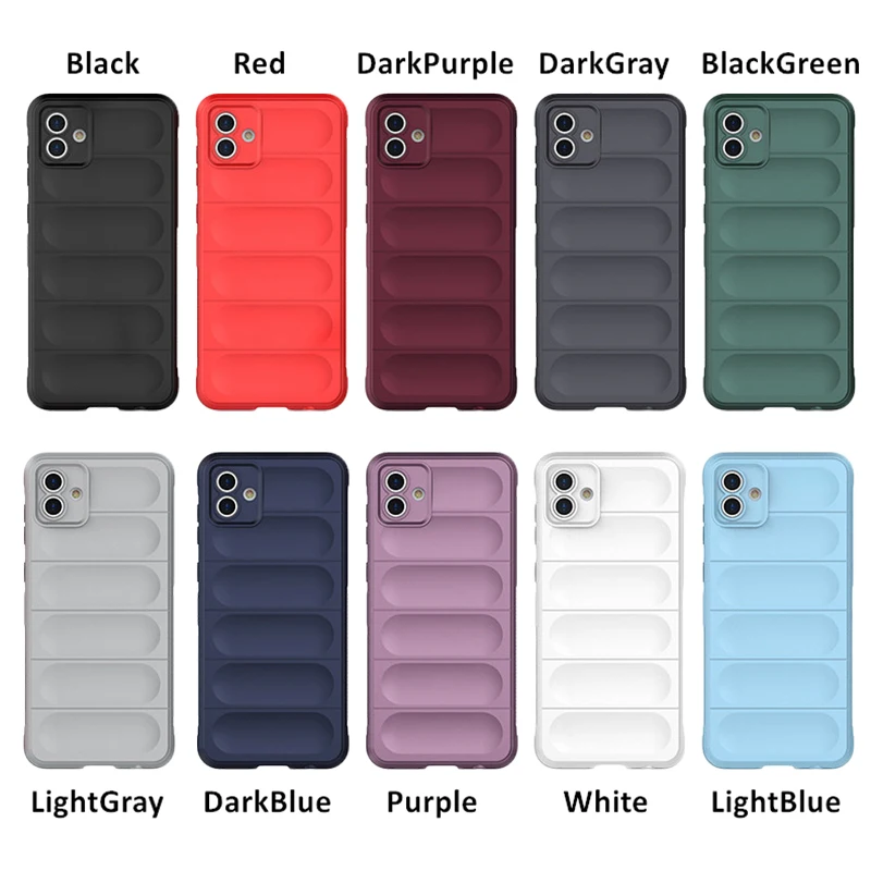 For Samsung Galaxy A04 4G Cover Samsung A04 Case Rubber Shockproof Soft Silicone Protective Bumper For Galaxy A04 Coque 6.5 inch