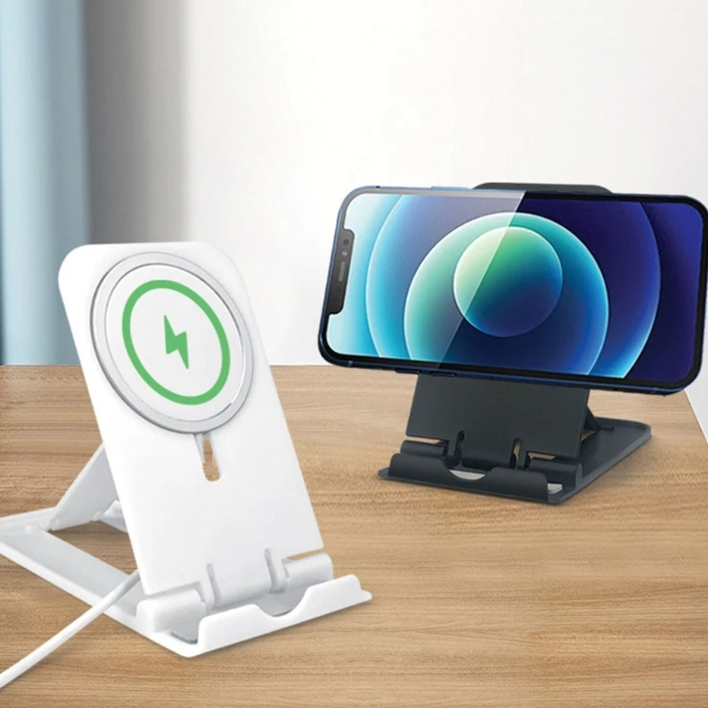 

Folding Stand Holder Cradle for MagSafe Wireless Charger for IOS Phone 14 13 12